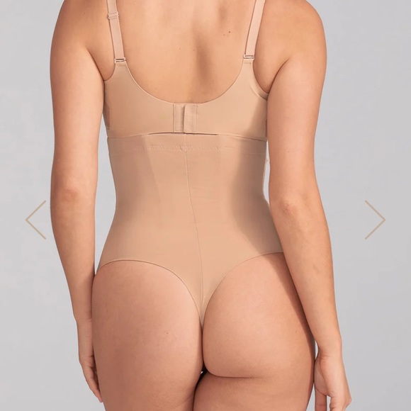 NWT Honeylove Super Power SuperPower Thong Shapewear, Nude "Sand" size S - Picture 6 of 12
